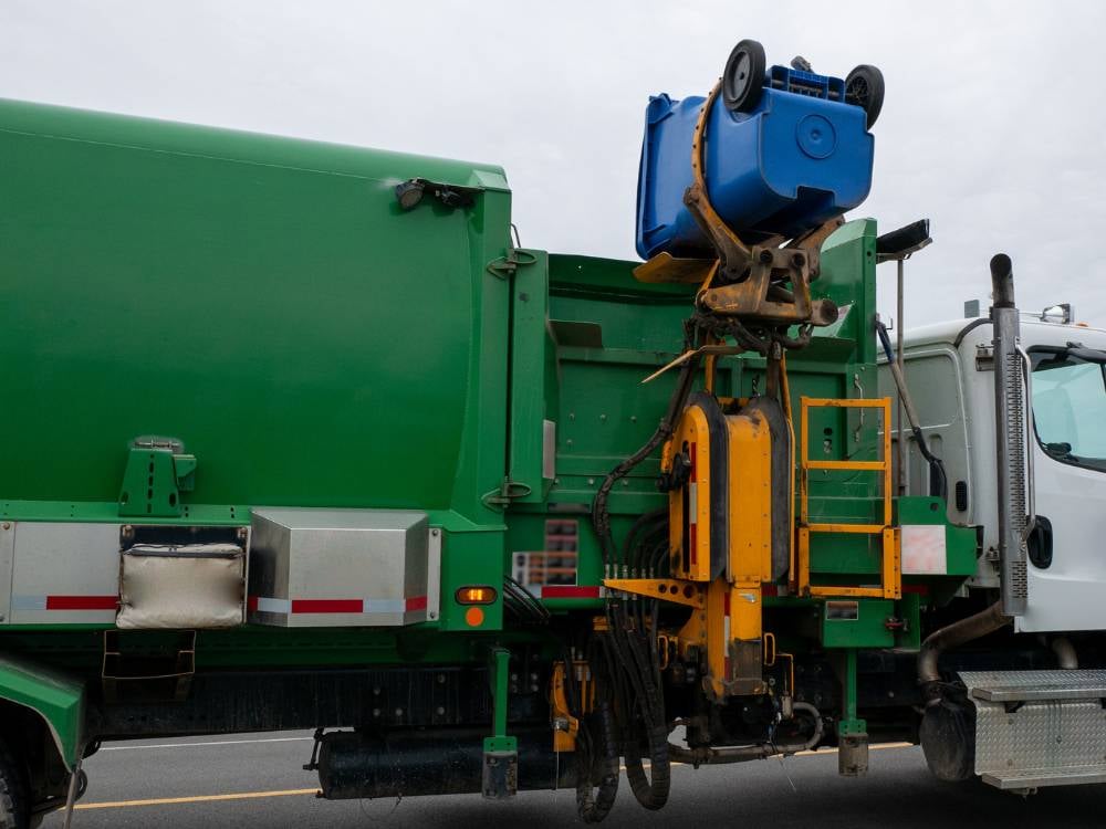 Bin Lifter Receiving Scheduled Maintenance