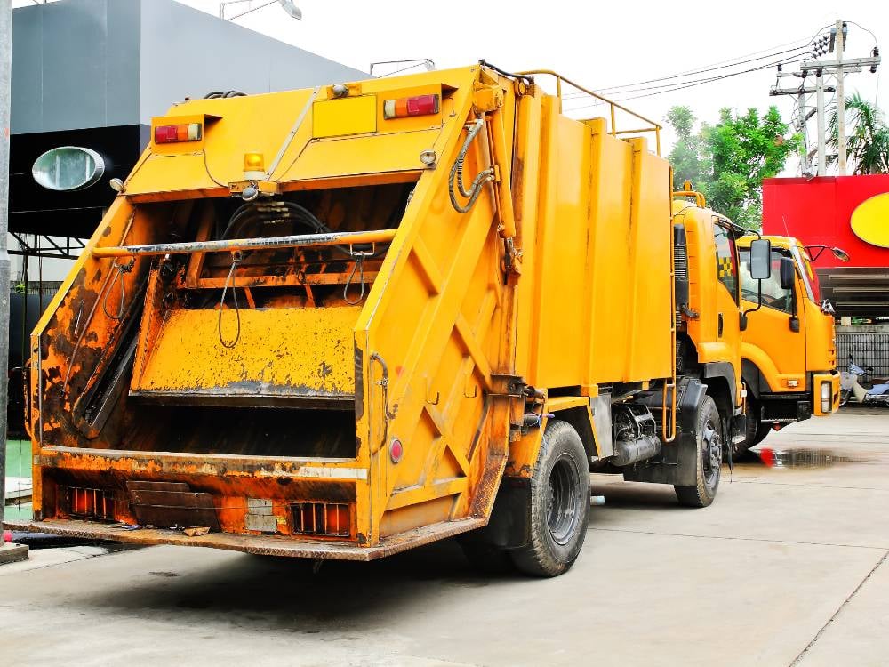 fully repaired waste compactor